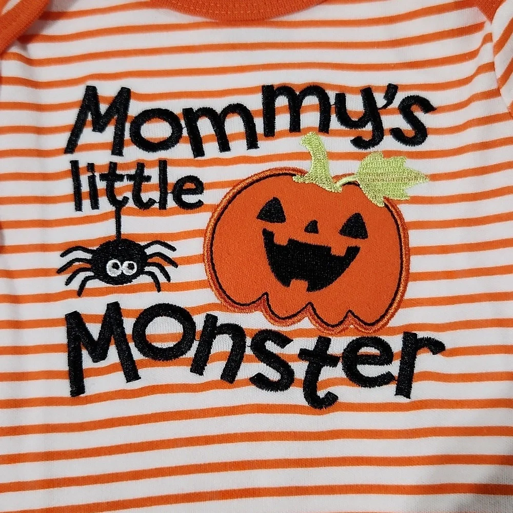 Baby Essentials Halloween 4pc Mommy's Little Monster Set (6M)